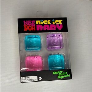 Nice Ice Baby Squish Toy Set - Pink, Purple, Teal